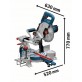 BOSCH GCM 18V-216 leņķa zāģis